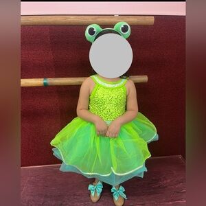 Green Frog Kids Costume